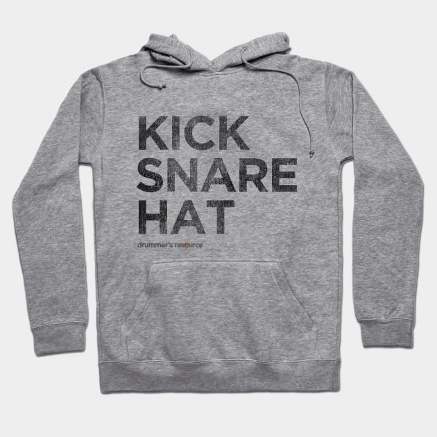 Kick snare hat Hoodie by DrummersResource